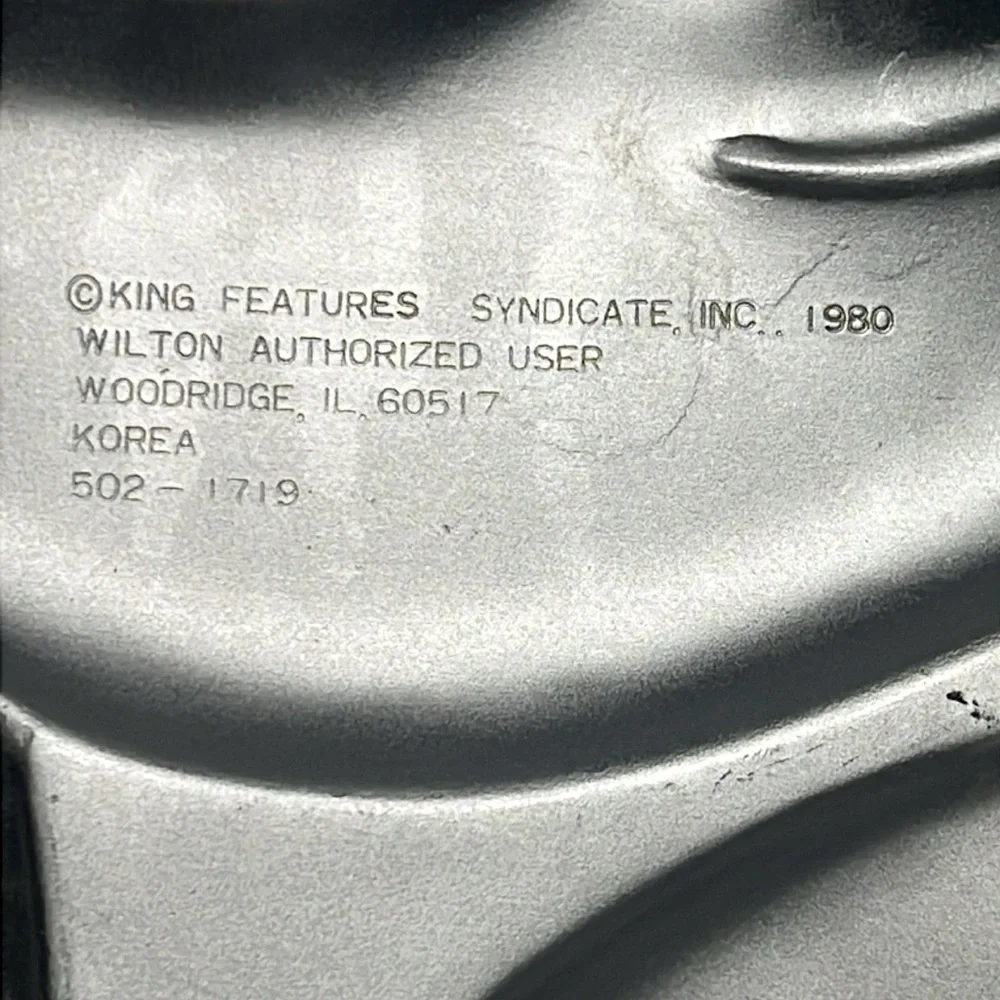 Wilton Popeye Cake Pan 1980 Vintage‎ Birthday Cartoon Collectible Bodybuilder